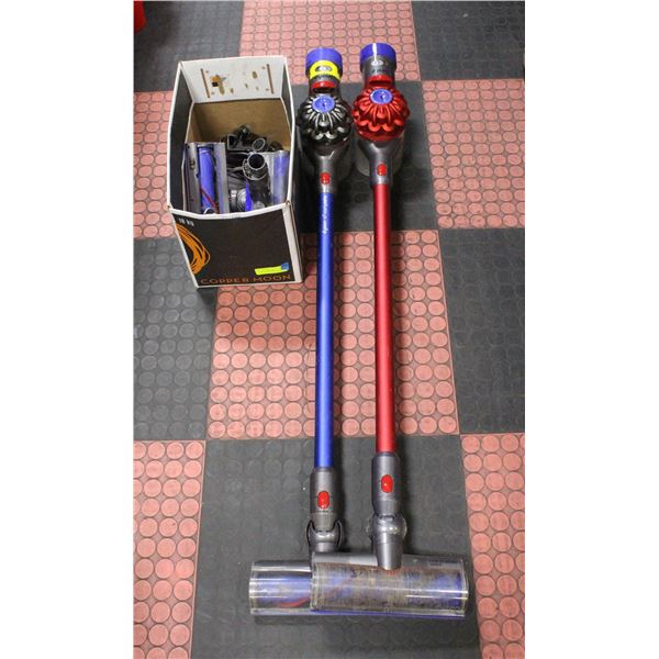 LOT OF DYSON VACS FOR PARTS