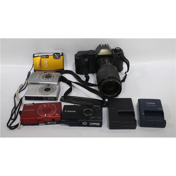 LOT OF CAMERAS