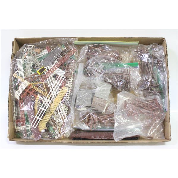 LOT OF MISC HO SCALE TRAIN ACCESSORIES