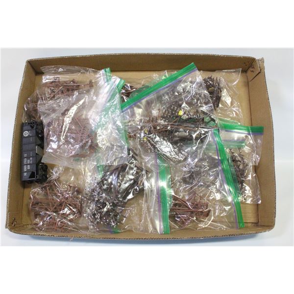 LOT OF MISC HO SCALE TRAIN ACCESSORIES