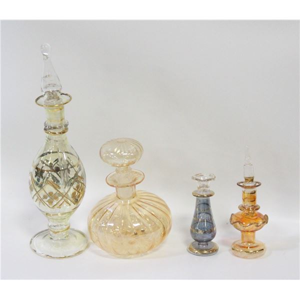 FINE GLASS VINTAGE PERFUME DABBERS