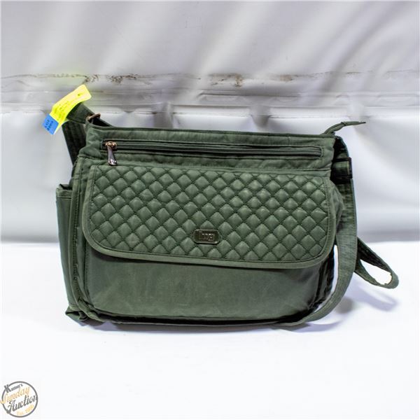 LUG SWIVEL CROSS BODY BAG GREEN ESTATE