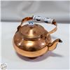 Image 1 : VTG. COPPER KETTLE W DELFT STYLE HANDLE