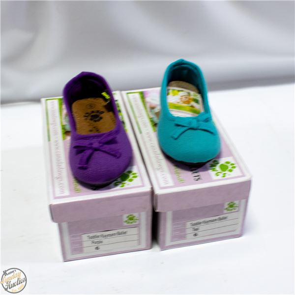 2 PRS DAWGS DRESS SHOES GIRLS SIZE 6