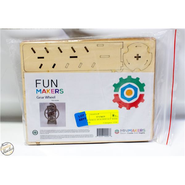 GEAR WHEEL BUILDERS KIT WITH MOTOR