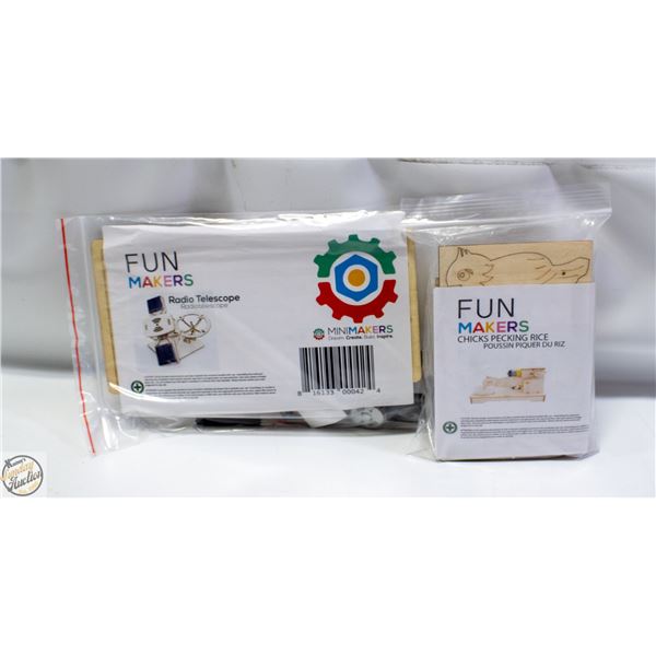 CHICS AND RADIO TELESCOPE BUILDERS KITS 2 KITS