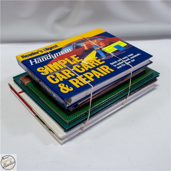 ASSORTMENT OF BOOKS, COOKING/QUILTING/CRAFTS