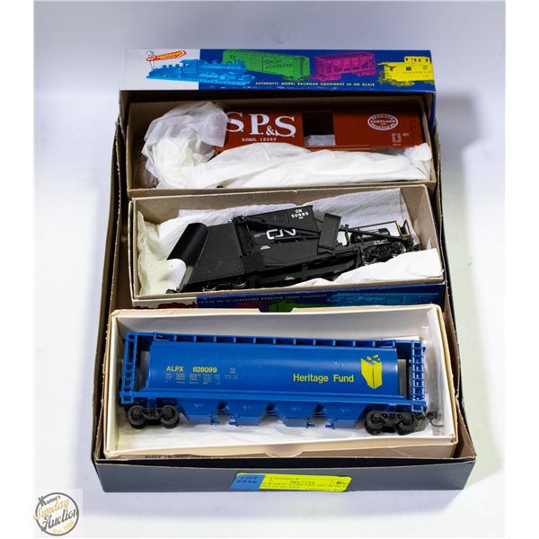 3X NEW OLD ATHEARN HO SCALE TRAINS IN BOXES