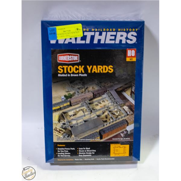 WALTHERS HO SCALE NEW OLD STOCK YARDS  STILL