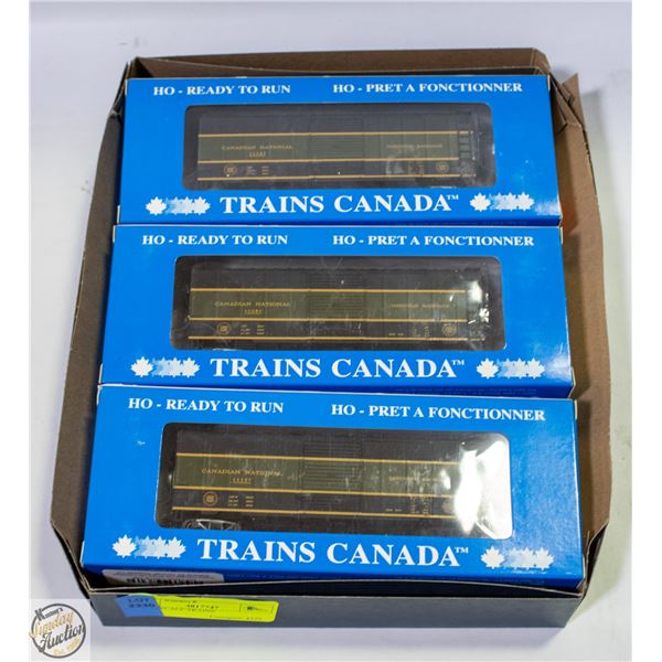 3X HO SCALE TRAINS