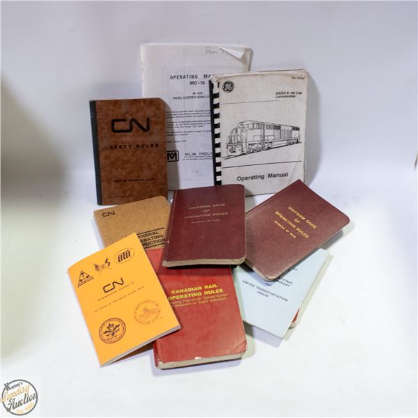 LOT CN MANUALS INCL. LOCOMOTIVE OPERATION