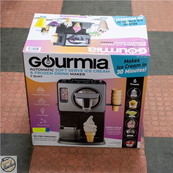 GOURMIA AUTOMATIC SOFT SERVE ICE CREAM & FROZEN