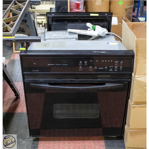 KENMORE GLASS TOP + SELF CLEANING OVEN