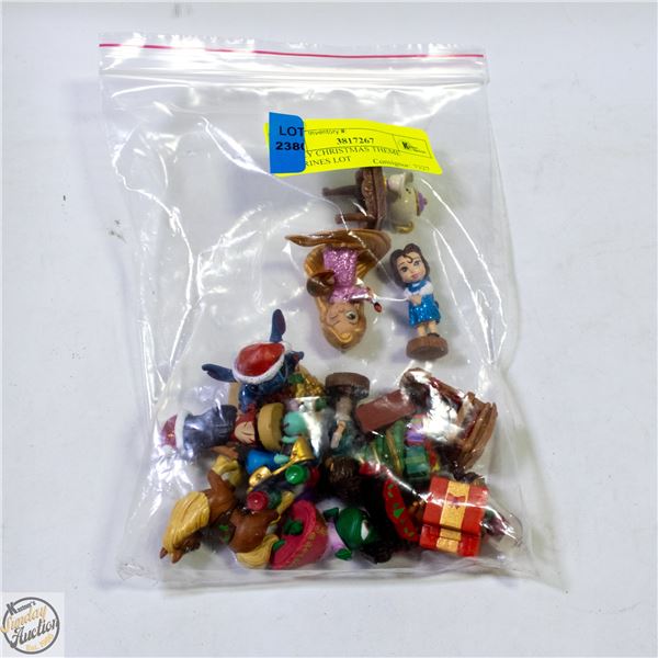 DISNEY CHRISTMAS THEME FIGURINES LOT