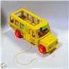 Image 1 : VINTAGE FISHER PRICE SCHOOL BUS