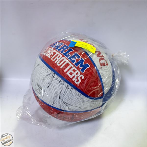 HARLEM GLOBTROTTER AUTOGRAPHED BASKETBALL