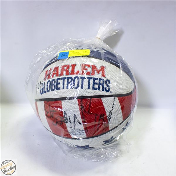 HARLEM GLOBTROTTER AUTOGRAPHED BASKETBALL