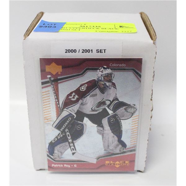 2000/2001 UPPERDECK BLACK DIAMOND SET