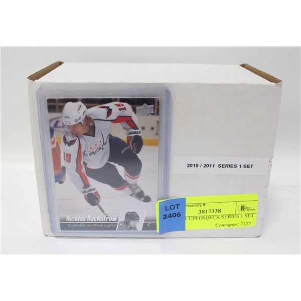 2010/2011 UPPERDECK SERIES 1 SET