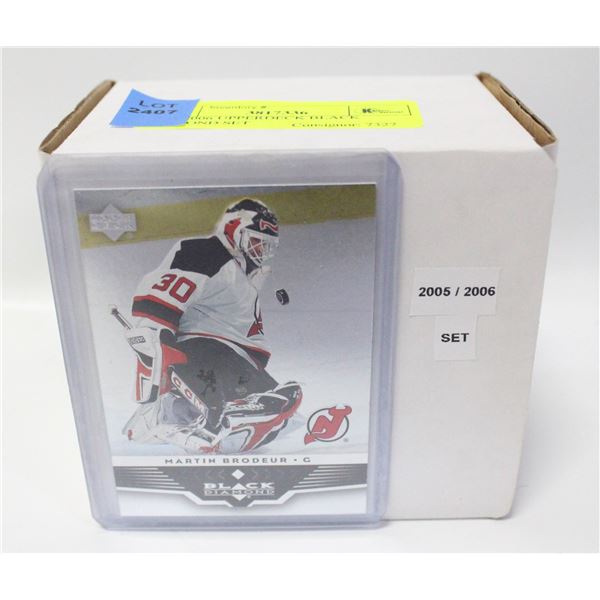 2005/2006 UPPERDECK BLACK DIAMOND SET