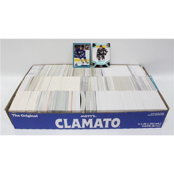 FLAT OF ASSORTED SPORTS CARDS FROM VARIOUS YEARS