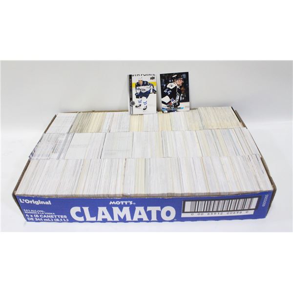FLAT OF ASSORTED SPORTS CARDS FROM VARIOUS YEARS