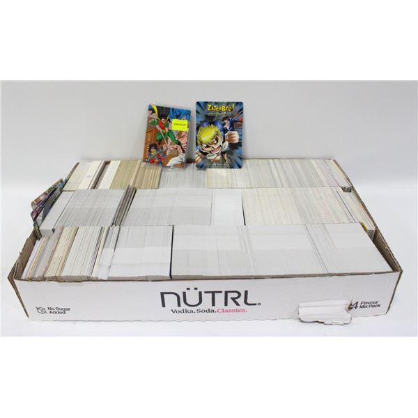 FLAT OF ASSORTED SPORTS CARDS FROM VARIOUS YEARS