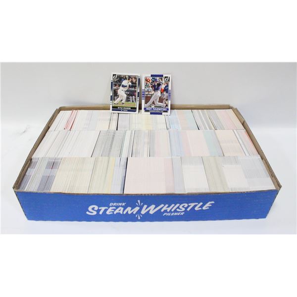 FLAT OF ASSORTED SPORTS CARDS FROM VARIOUS YEARS