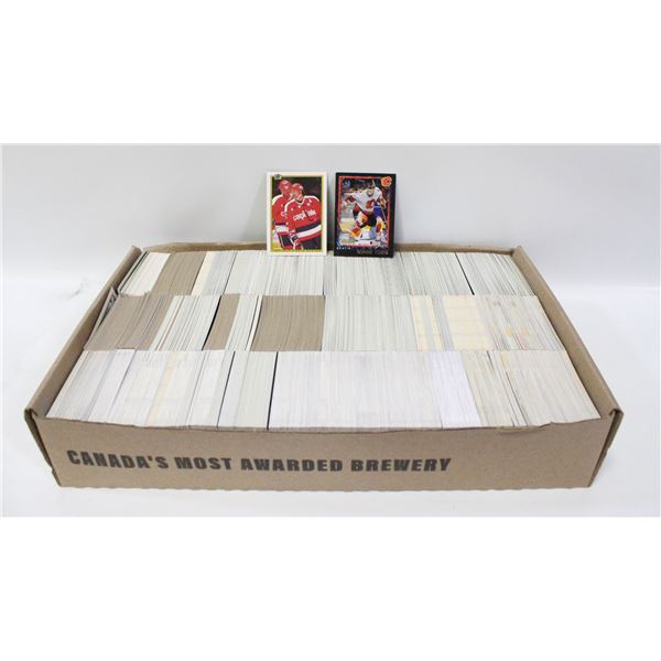 FLAT OF ASSORTED SPORTS CARDS FROM VARIOUS YEARS