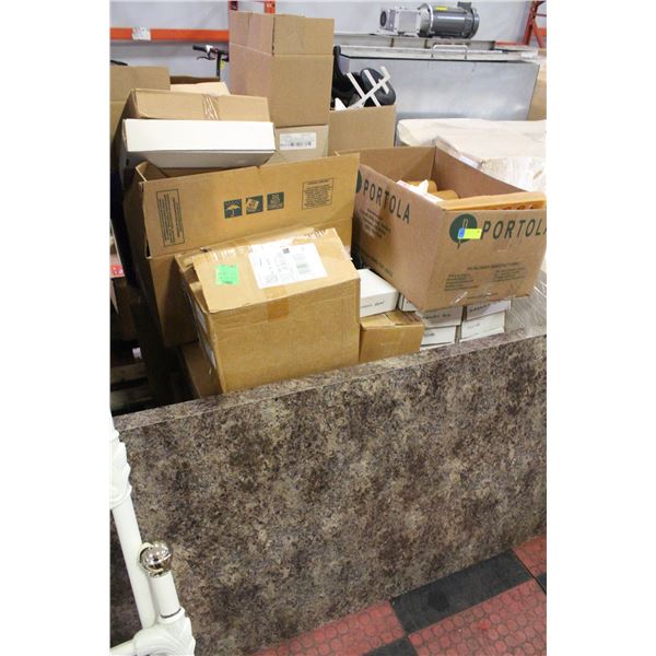 PALLET OF ASSORTED CANDLE MAKING ITEMS