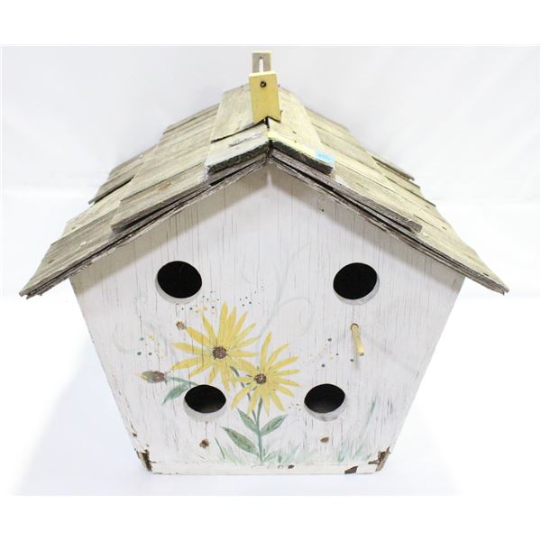 LARGE PURPLE MARTIN'S BIRD HOUSE H-19"