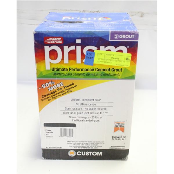 1/2 BOX OF PRISM ULTIMATE PERFORMANCE