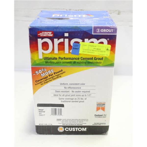1/2 BOX OF PRISM ULTIMATE PERFORMANCE