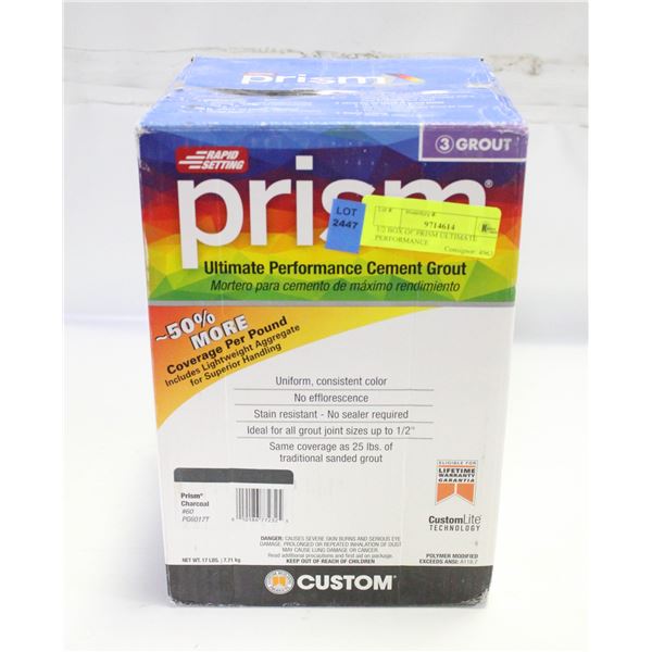 1/2 BOX OF PRISM ULTIMATE PERFORMANCE
