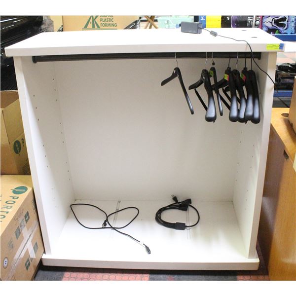 BAILIFF SEIZED: CLOTHING RACK 24" X 48" X 48"