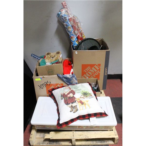 ESTATE PALLET- ASSORTED CHRISTMAS ITEMS