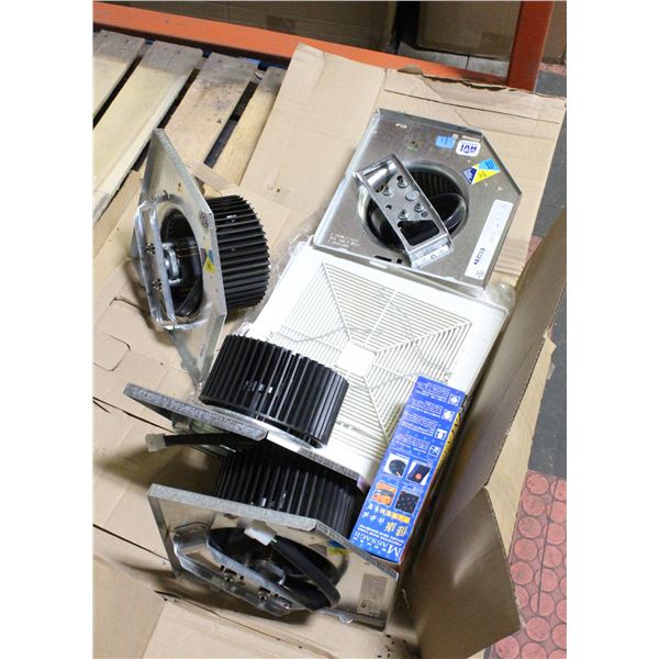4 NEW VENTILIZATION FANS