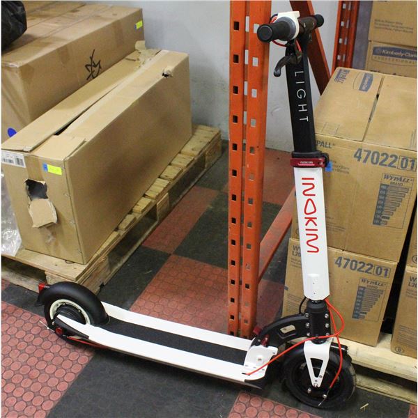 WHITE INOKIM LIGHT 2 SUPER ELECTRIC SCOOTER