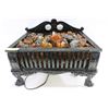 Image 1 : ELECTRIC FIREPLACE - TINTED GLASS BRIQUETTES