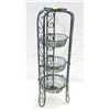 Image 1 : 3 TIRE IRON FRUIT BASKET