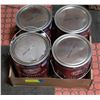 Image 1 : LOT OF 4 GLIDDEN PREMIUM SEGGSHELL WHITE BASE