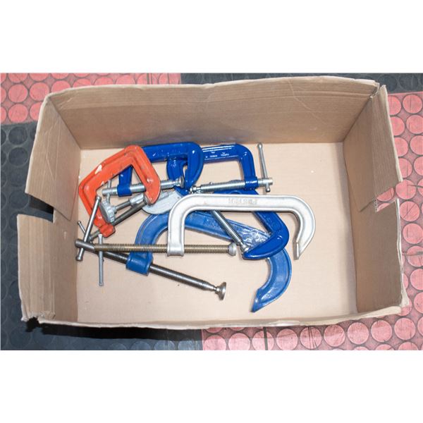 LOT OF VARIOUS CLAMPS