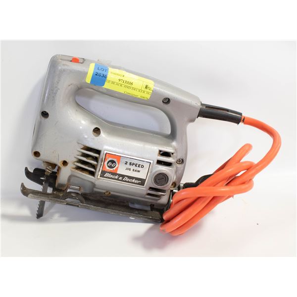 VINTAGE BLACK AND DECKER JIG SAW