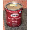 Image 1 : GLIDDEN PREMIUM EGGSHELL ACCENT BASE PAINT+PRIMER