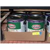 Image 1 : LOT OF 4 GLIDDEN ULTRA EGGSHELL LATEX PAINT WHITE