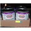 Image 1 : LOT OF 4 GLIDDEN ESSENTIAL EGGSHELL ACCENT BASE