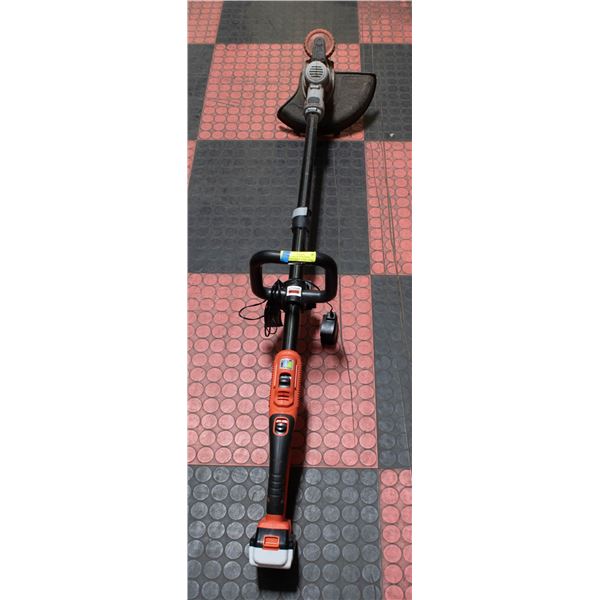 BLACK AND DECKER WEED WACKER WITH BATTERY AND