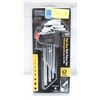 Image 1 : BOSS 9 PIECE HEXKEY BALL POINT SET