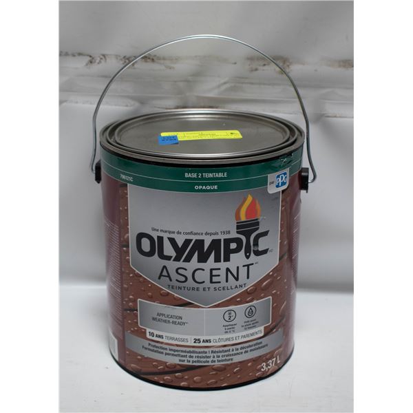 OLYMPIC ASCENT TIMETABLE BASE STAIN+SEALER 3.37L