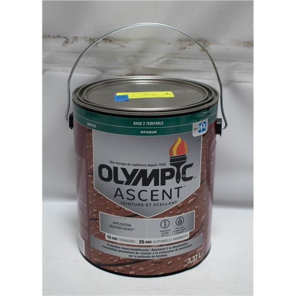 OLYMPIC ASCENT TIMETABLE BASE STAIN+SEALER 3.37L